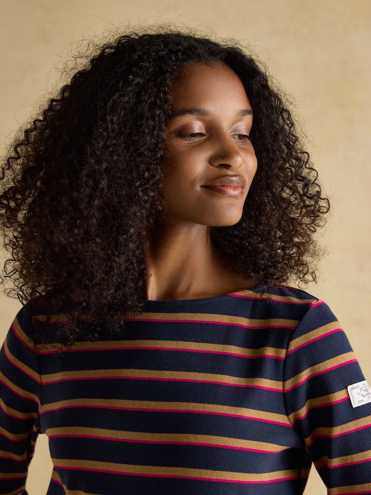 Joules Harbour - Tan/Navy Multi