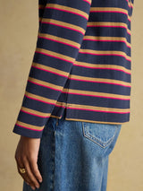 Joules Harbour - Tan/Navy Multi
