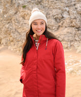 Lighthouse Scarlet Ladies Coat - Red