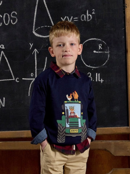 Joules Finlay - Navy Blue Jonty