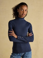 Joules Amy Frill Neck - Navy