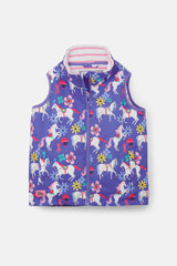 Lighthouse Alex Girls Gilet - Horse Print