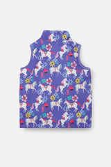 Lighthouse Alex Girls Gilet - Horse Print