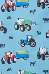 Lighthouse Alex Boys Gilet - Tractor Print