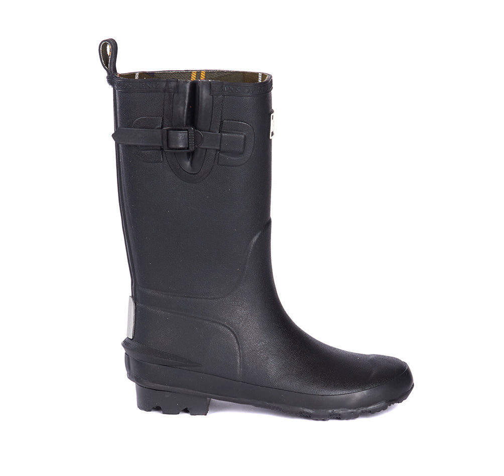 Barbour Childrens Simonside Wellington Boots - Black