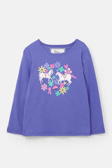 Lighthouse Causeway L/S Top - Horse Print