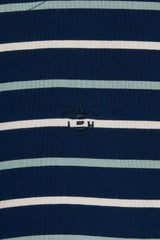 Lighthouse Ladies Causeway II Top - Navy Cream/Sage Str