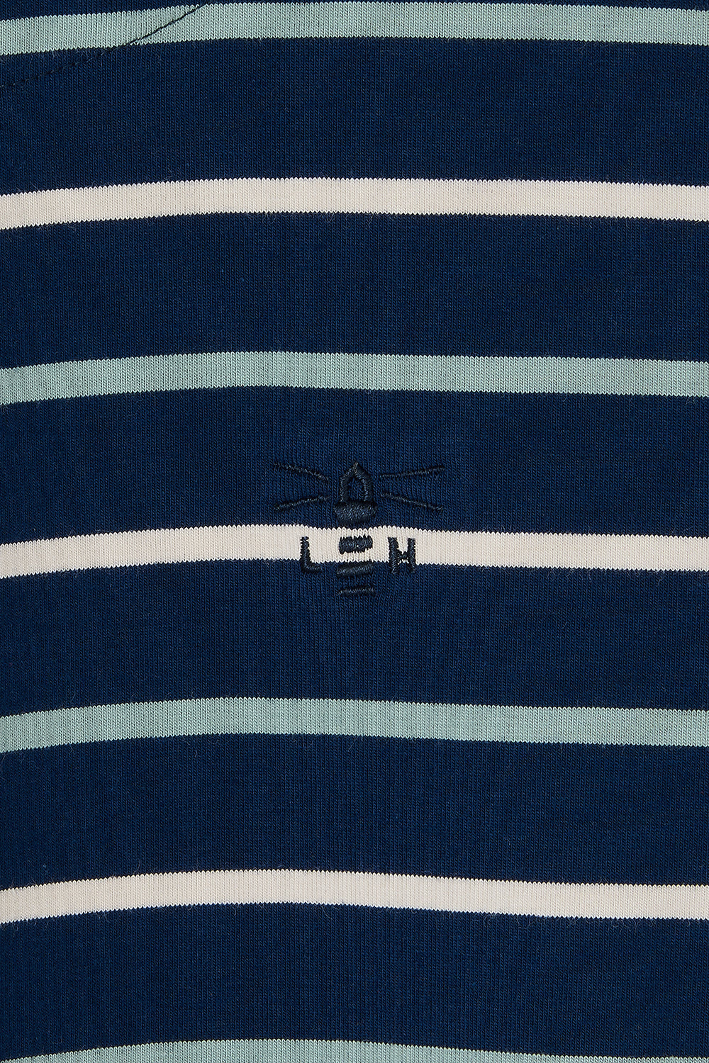 Lighthouse Ladies Causeway II Top - Navy Cream/Sage Str