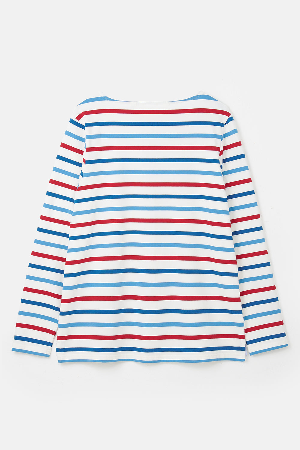 Lighthouse Ladies Causeway Top - Red Teal Stripe