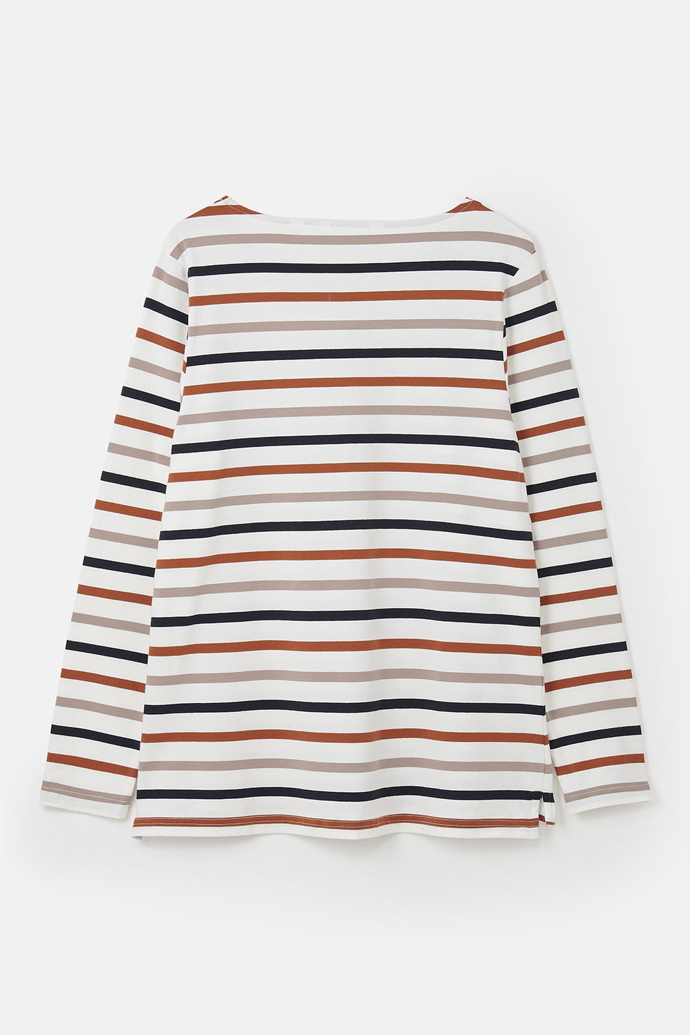 Lighthouse Ladies Causeway Top - Rust Mocha Black Stripe