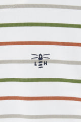 Lighthouse Ladies Causeway II Top - Sea Kelp/Rust Stripe