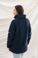 Lighthouse Ladies Coast Half Zip Fleece - Navy