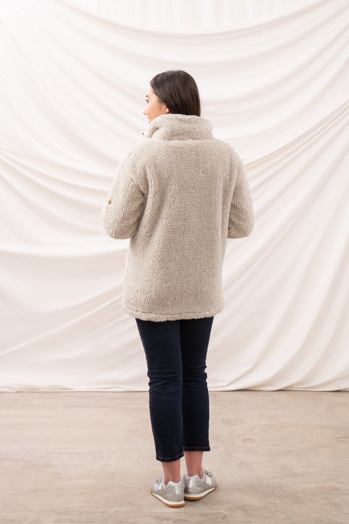 Lighthouse Ladies Cobh Full Zip Fleece - Irish Cream