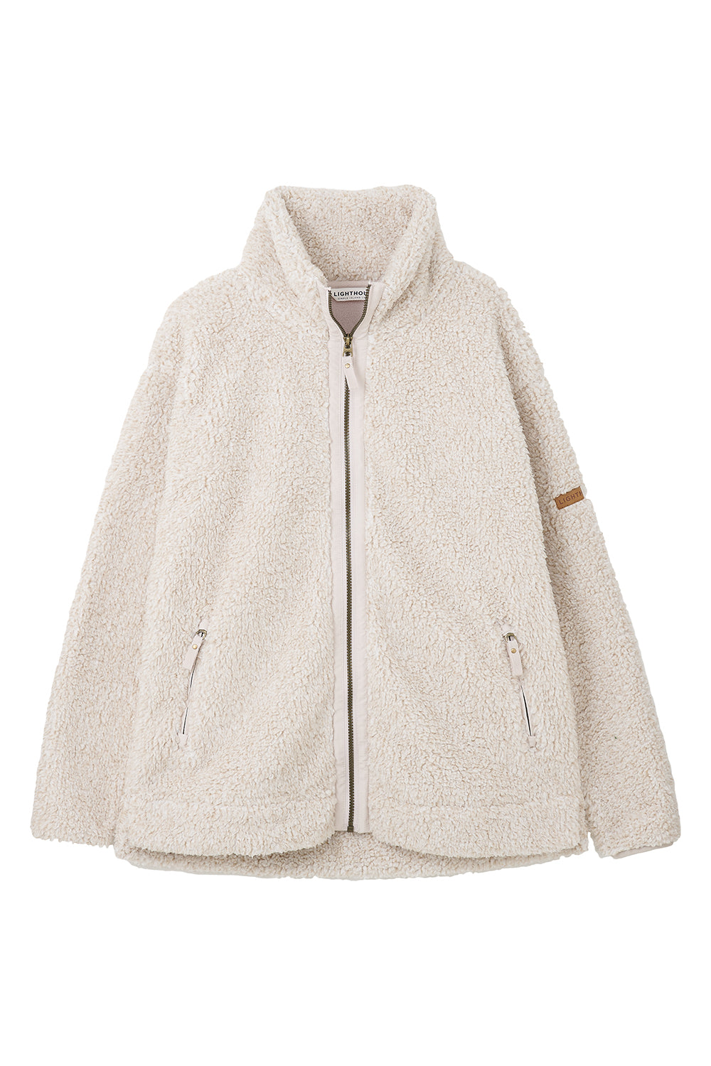 Lighthouse Ladies Cobh Full Zip Fleece - Irish Cream