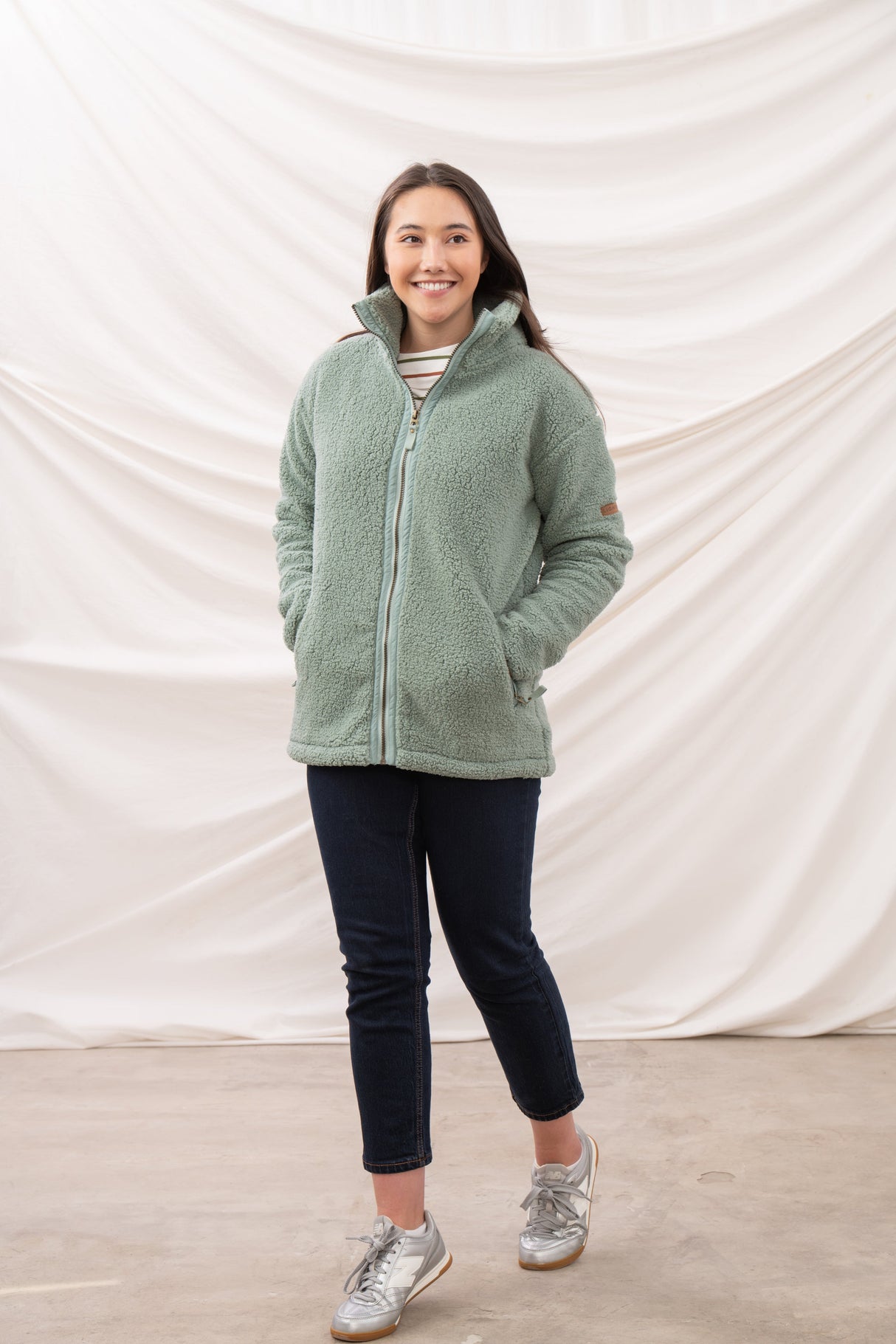 Lighthouse Ladies Cobh Full Zip Fleece - Sage