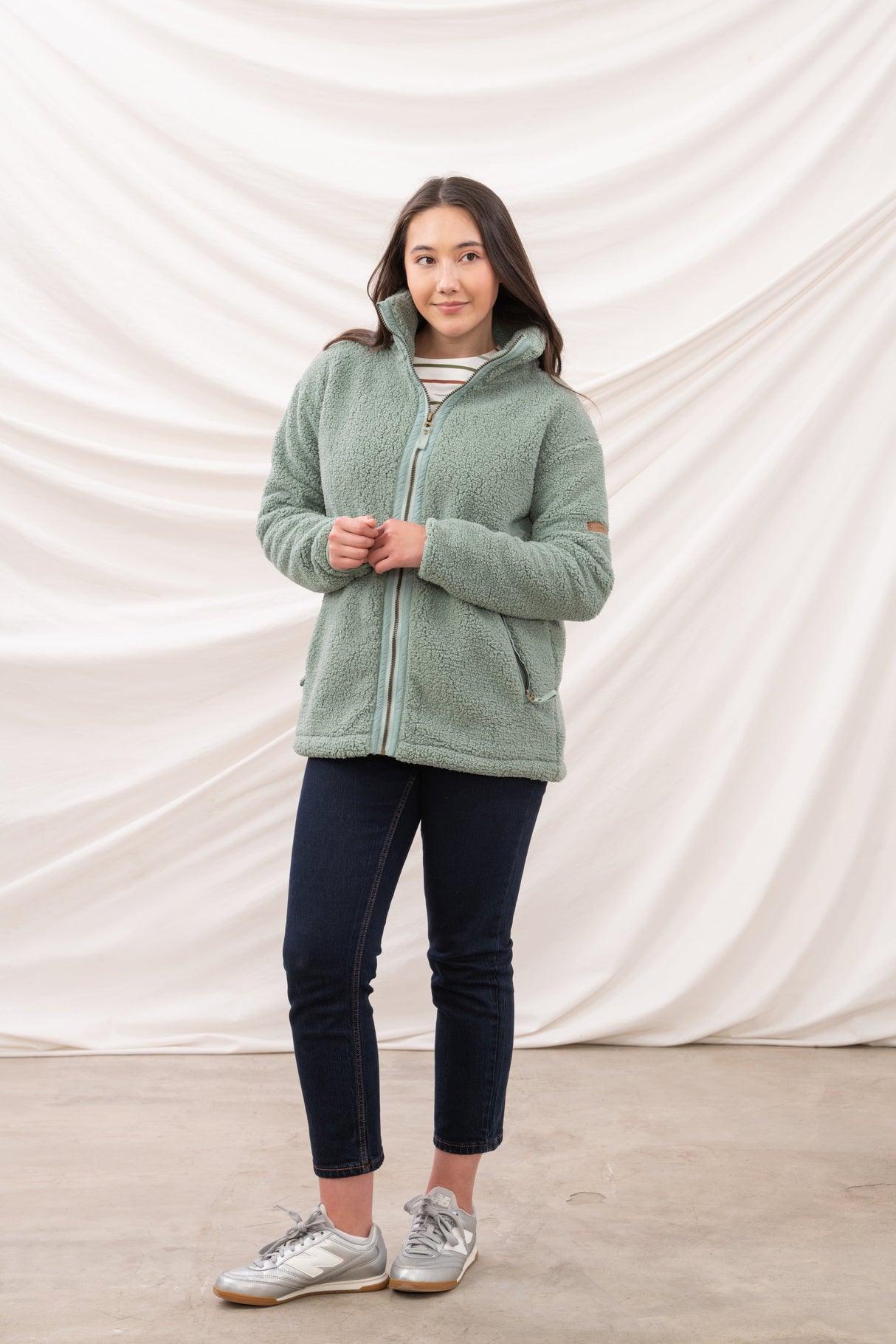 Lighthouse Ladies Cobh Full Zip Fleece - Sage