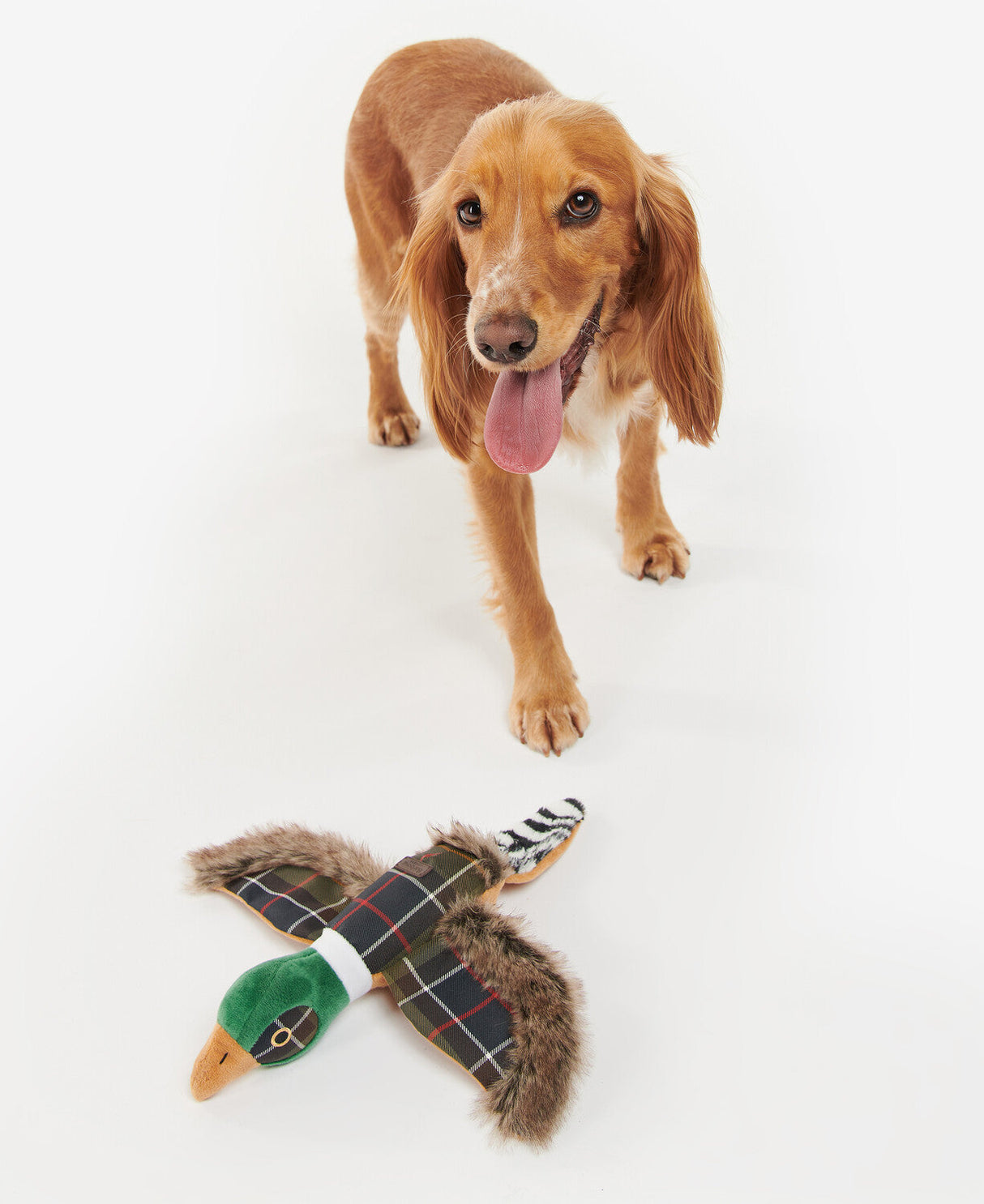 Barbour Dog Pheasant Toy - Classic Tartan