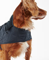 Barbour Quilted Dog Coat - Navy