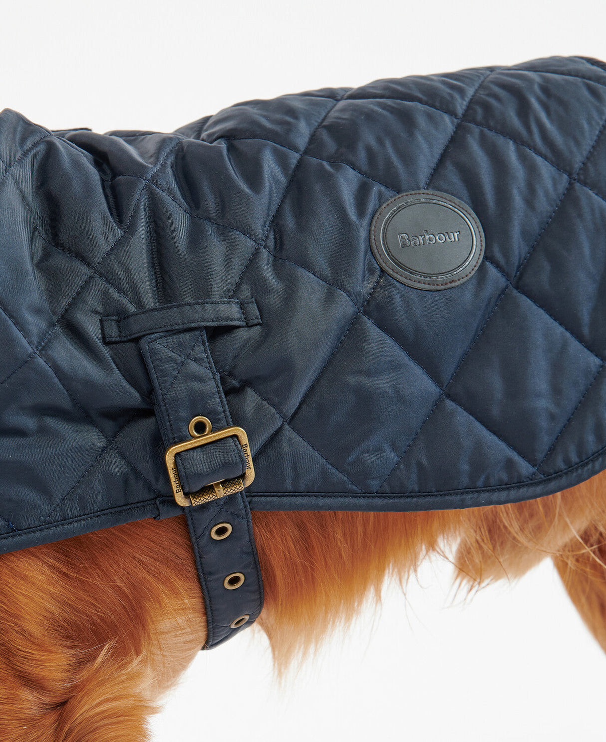 Barbour Quilted Dog Coat - Navy