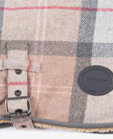 Barbour Wool Touch Dog Coat - Taupe/Pink Tartan