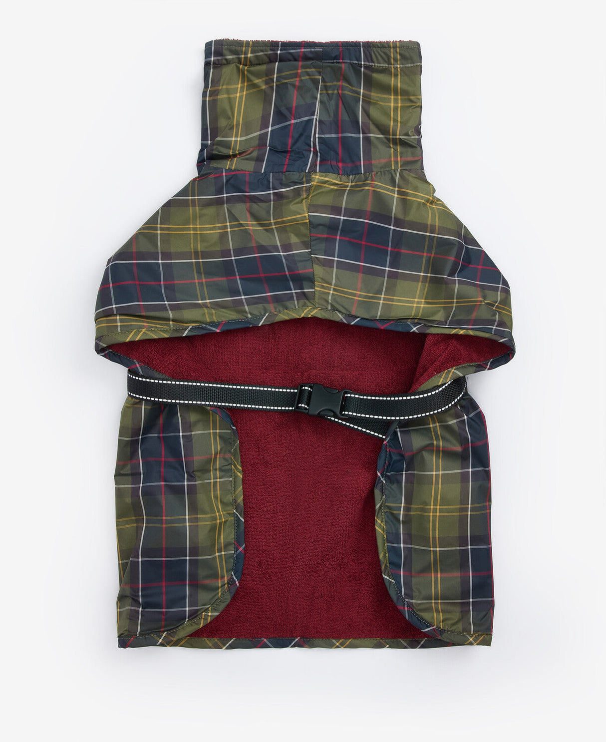 Barbour Tartan Dog Drying Robe - Classic Tartan