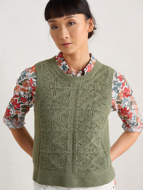 Seasalt Doe Path Vest Cypress