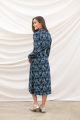 Lighthouse Ladies Elsie Dress - Navy Leaf