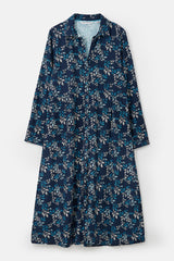 Lighthouse Ladies Elsie Dress - Navy Leaf