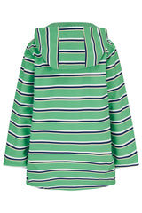 Lighthouse Ethan Boys Coat - Sea Green Stripe