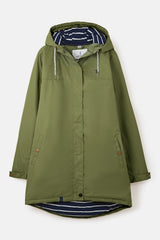 Lighthouse Eva Long Ladies Coat - Olive