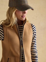 Joules Heritage Gilet - Tan Brown