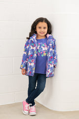 Lighthouse Freya Girls Coat - Horse Print