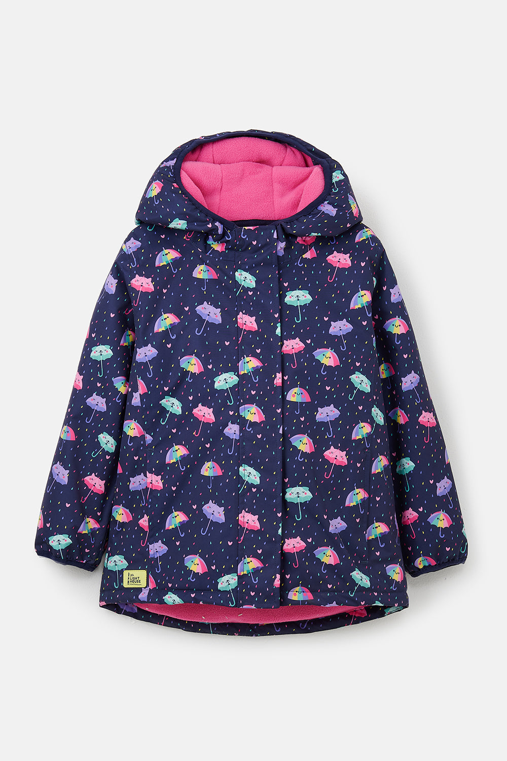 Lighthouse Freya Girls Coat - Umbrella Print