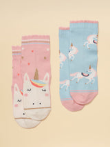 Joules Neat Feet - Pink Unicorn