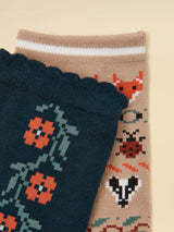 Joules Everyday - Tan Fairisle