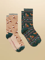 Joules Everyday - Neutral Green Fox