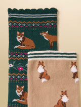 Joules Everyday - Neutral Green Fox
