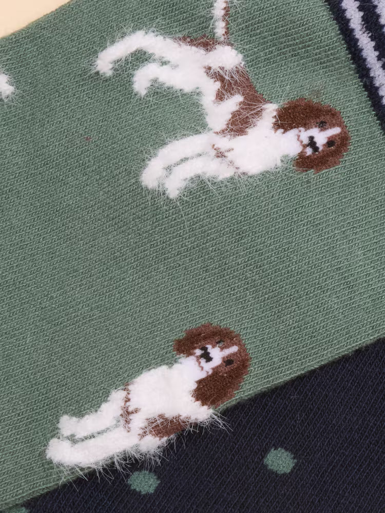 Joules Everyday - Green Beagle