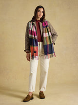 Joules Langtree - Khaki/Orange Check