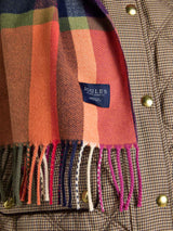 Joules Langtree - Khaki/Orange Check
