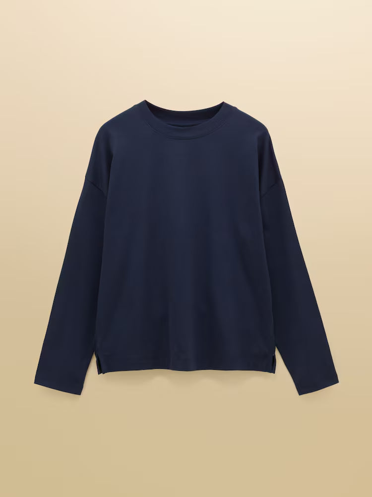 Joules Long Sleeve Jersey Top - Navy
