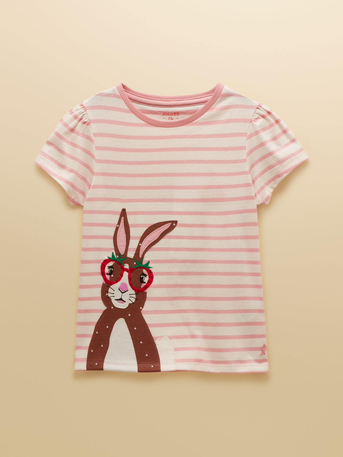 Joules Astra Bunny T-Shirt - Pink
