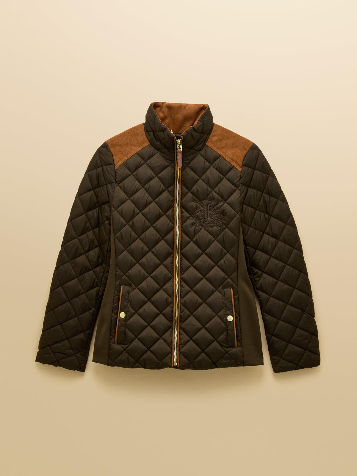 Joules Braemar Luxe Coat - Khaki Green
