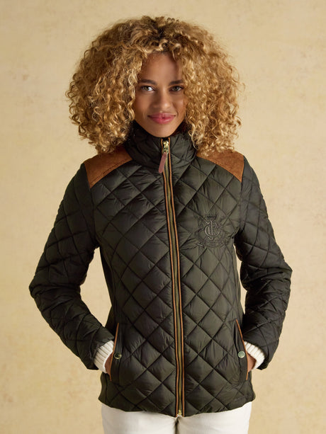 Joules Braemar Luxe Coat - Khaki Green