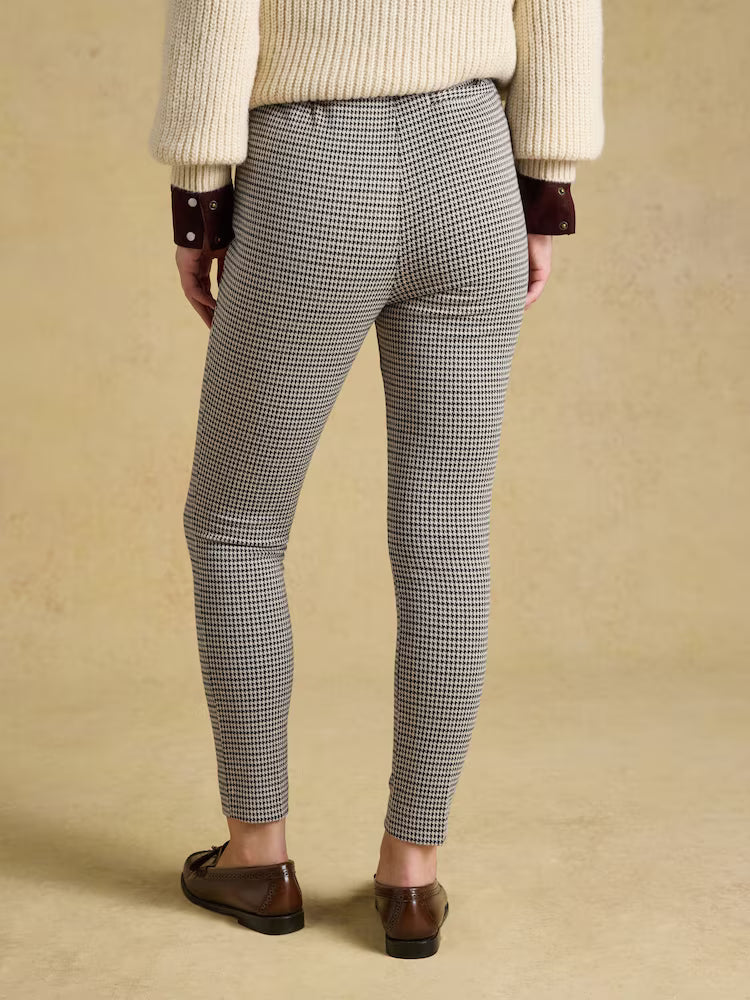 Joules Mia - Brown/Cream Dogtooth