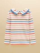 Joules Sophie Collared Top - Multi Stripe
