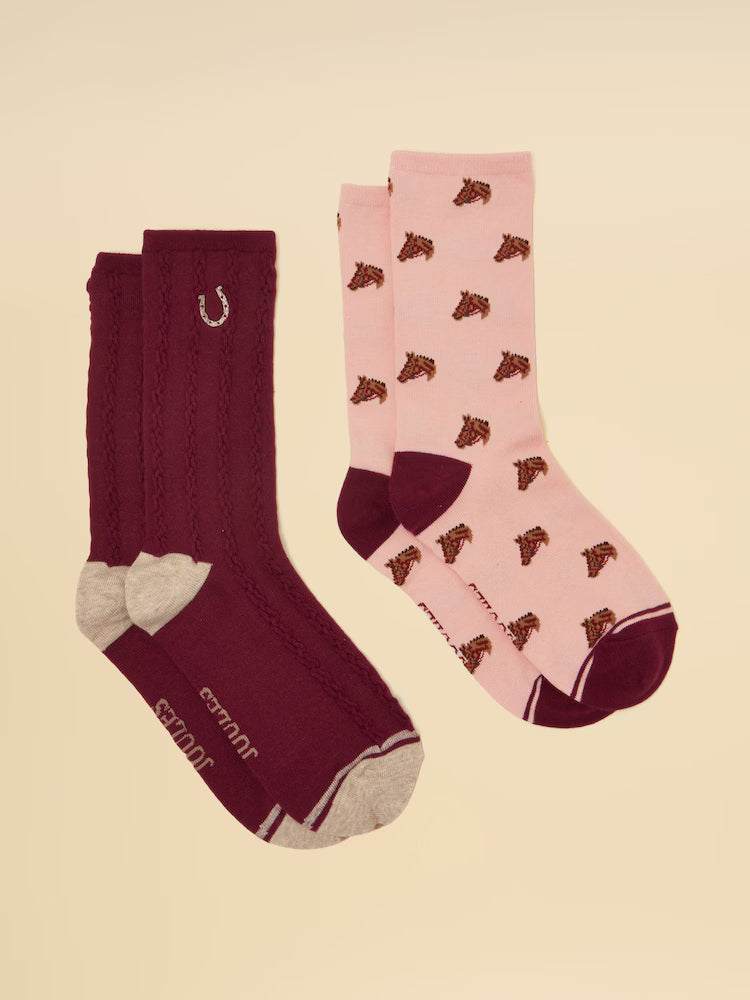 Joules Everyday - Pink/Berry Horse