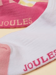 Joules Volley Socks - Pink Seahorse