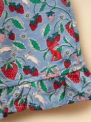 Joules Daisy Blue Strawberry Shorts