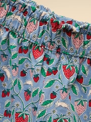 Joules Daisy Blue Strawberry Shorts